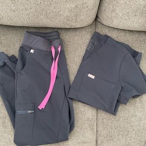 FIGS Scrubs Set Midnight Sky